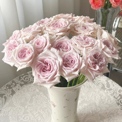 Silver Gemstone Rose